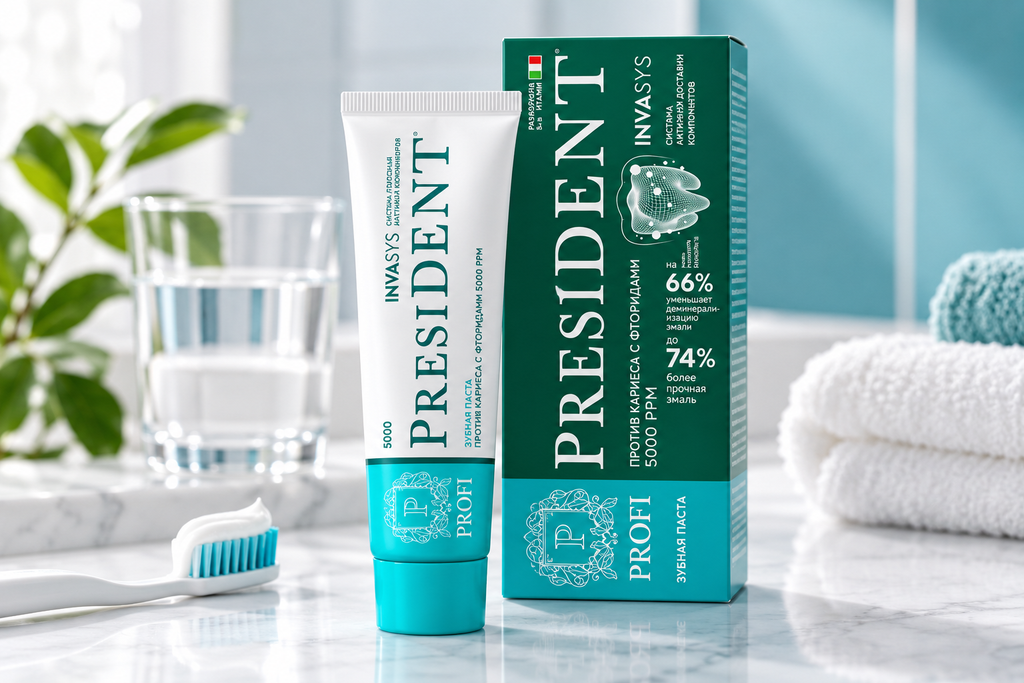 Зубная паста PRESIDENT PROFI 5000